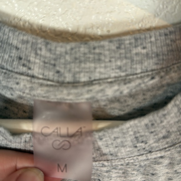 Calia Gray Heathered There Are No Limits Activewear Tank Size Medium - Picture 2 of 7